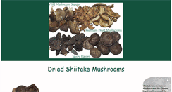 Desktop Screenshot of driedshiitakemushrooms.com