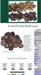 Mobile Screenshot of driedshiitakemushrooms.com